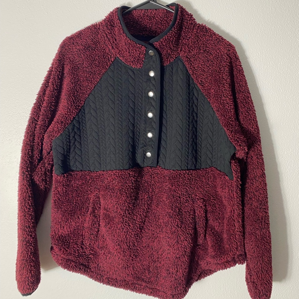Maurice’s Fuzzy Crew Neck Sweatshirt
